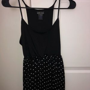 Cut-out Polka Dot Dress
